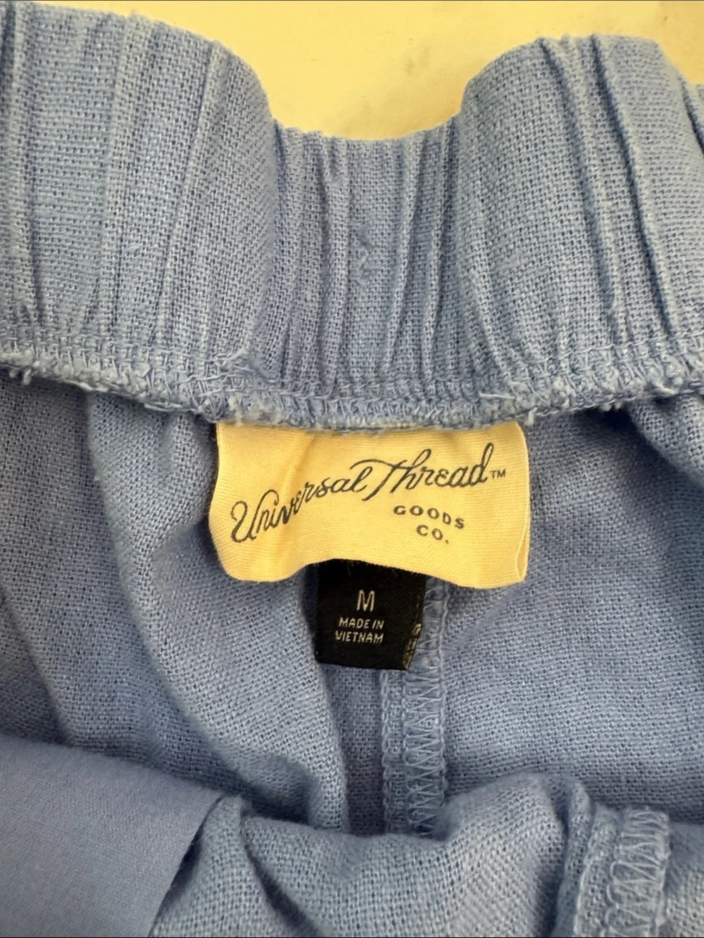 Blue linen matching set